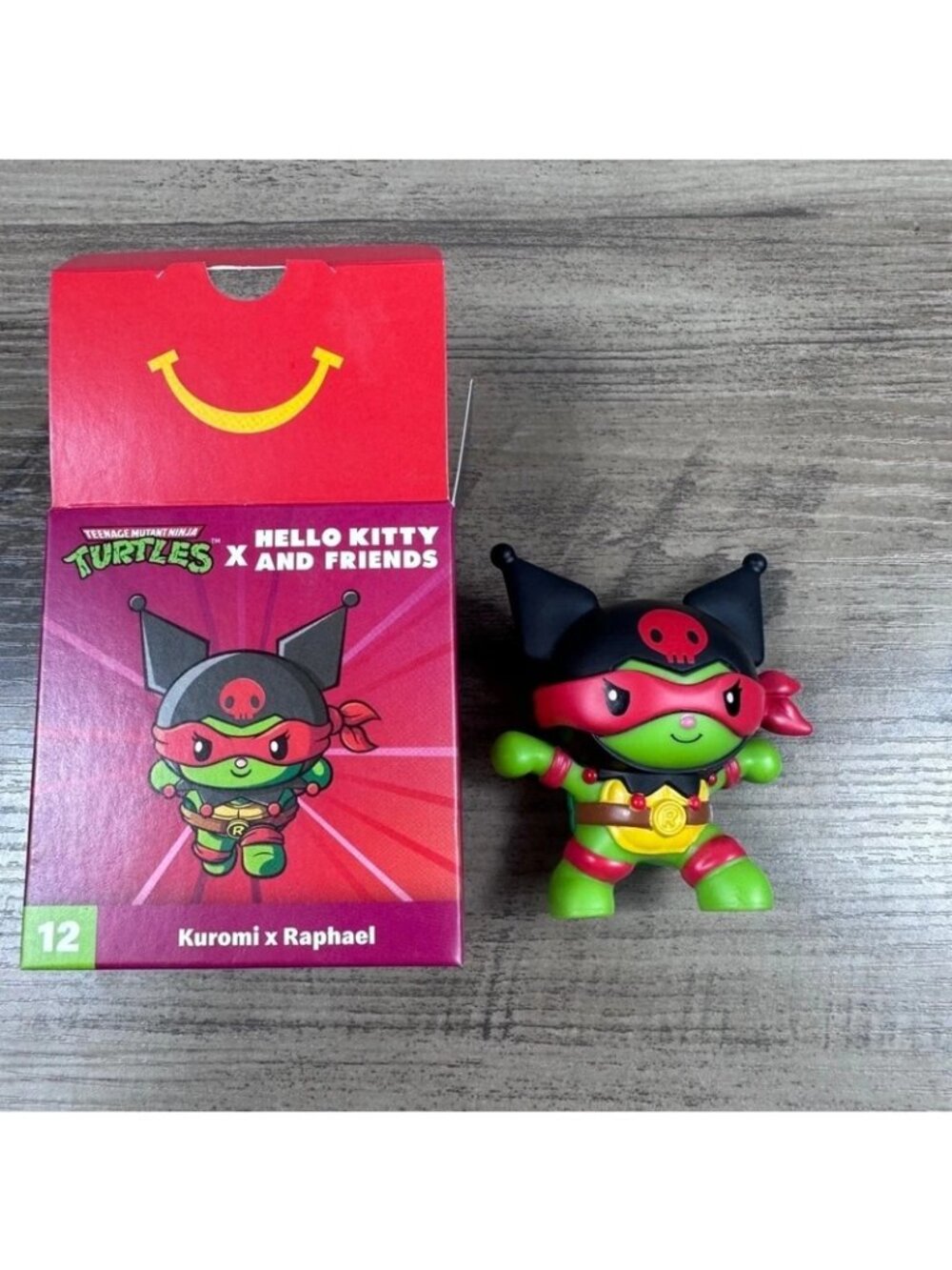 TMNT x Hello Kitty and Friends Kuromi x Raphael Figure